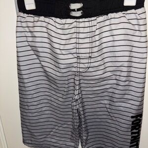Men’s Striped Fortnite Swim Trunks- size large